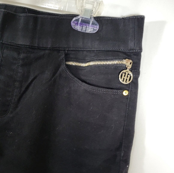 Tommy Hilfiger black pull on slacks women's 12  #999 - Picture 2 of 4